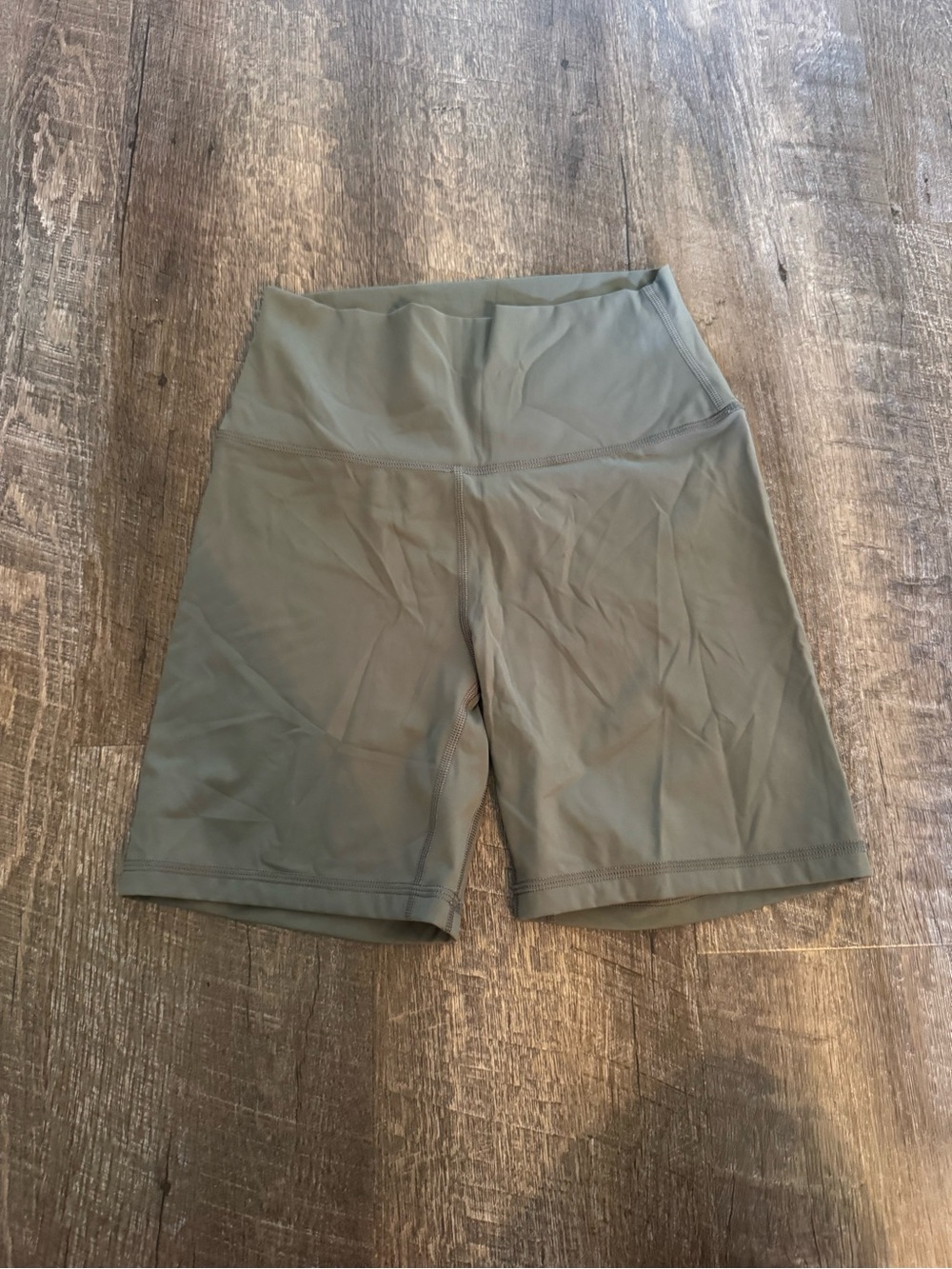 CRZ YOGA High-Rise Olive Bike Shorts
